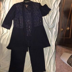 Mother of the bride Navy Pantsuit